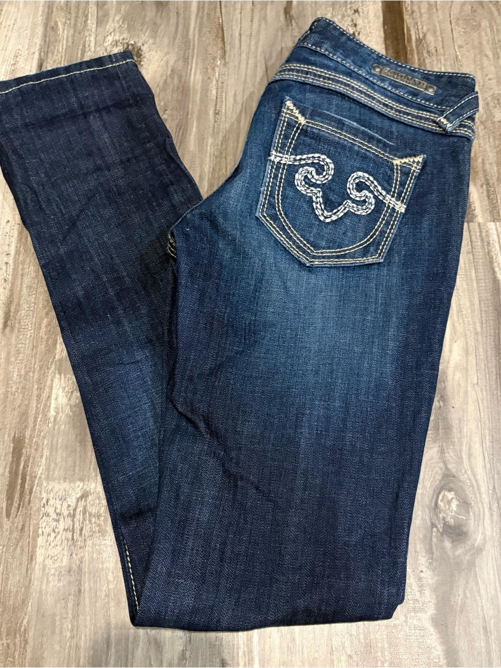 ReRock by EXPRESS - Skinny Fit Stretch Blue Jeans Women Size 4R